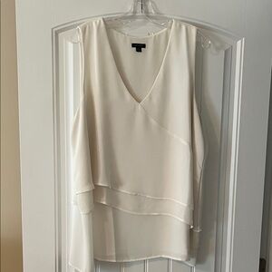 J.Jill wearever XL Cream Sleeveless Blouse